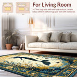 Rustic Ocean Wave Motif(Gold)