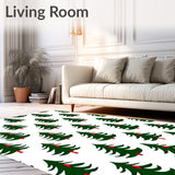 Winter Pine Forest Interlocking Scene(Green)