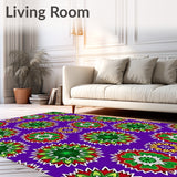 Nordic Starburst Medley Festive Interlocking Motifs(Purple)