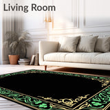 Enchanted Forest With Elegant Botanical Motifs (Black) - ODIKA