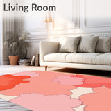 Abstract Watercolor Brushstroke with Contemporary Artistic Expression(Red)