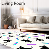 Playful Kitten featuring Multicolor LED Strip Integration(Black)