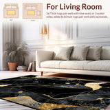 Sophisticated Dark Marble Design(Black)