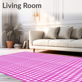 Seasonal Gingham Decorative Floor(Pink)