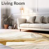 Himalayan Inspired Beige Area Global Collection Tufted(Beige)