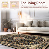 Circular Medallion Elegant Geometric(Black)