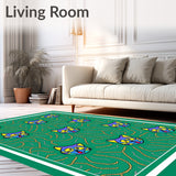 Entertaining Bright Feline Joyful Tangle Hilarious Celebration(Green)