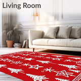 Joyful Scandinavian Folk Art Winter Celebration Accent(Red)