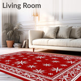 Enchanted Snowy Evening Crystal Decoration(Red)