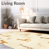 Beige Nursery Whimsical Giraffe Motif(Beige)