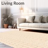 Luxurious Hexagon Lattice Tessellation Modern Surface (Beige)