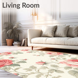 Rose Garden Pink Floral(Ivory)