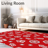 Merry Bright Aisle Gingerbread Xmas Floor(Red)