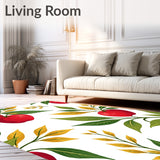 Autumn Harvest Apple Orchard Botanical Half Moon Door(Red)