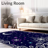 Mystical Moon Stars Galaxy Constellation (White)