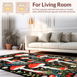 Artistic Mushroom Inspired Composition(Red)