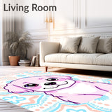 Pet Portrait Decorative Flooring Memento(Pink)