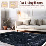 Mystic Crescent Moon Area with Enchanting Witchy(Black)