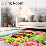 Galloping Equestrian Countryside Floral Arrangement(Pink)