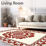 Bloom Tapestry with Lotus Petal Motifs(Brown)