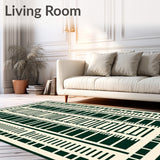 Timeless Parallel Bands Handwoven Welcome Decoration(Green)