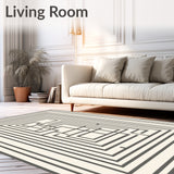 Artisan Crafted Maze Labyrinth Decorative Functional Flat(Ivory)