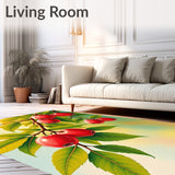 Bountiful Orchard Pathway Semicircular Front Porch Accent(Red)