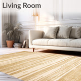 Earthy Elegance Warm Tan Solid Area Grounding Comfort(Beige)