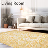 Indoor/ Area Carpet Tan Woven Rug(Beige)