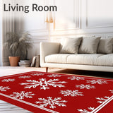 Festive Wonderland Snowflake Enchantment(Red)