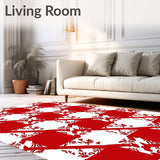 Classic Tartan Interlocking with Festive Ribbon Motifs(Red)