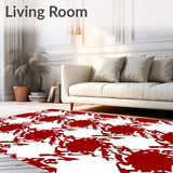 Holiday Checkered Entry with Festive Plaid Design(Red)