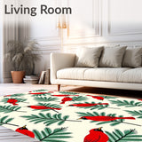 Cardinal Pine Branch Holiday Bathroom(Red)