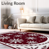 Enchanted Frosty Wonderland Accent(Burgundy)