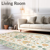 Beige with Abstract Floral Motifs(Ivory)