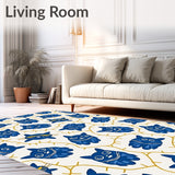 Starlit Feline Dance Featuring Abstract Holiday Lights(Blue)