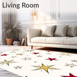 Yuletide Constellation Celestial Holiday Floor(White)