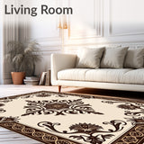 Damask Elegant Heirloom Sophisticated Luxe Embellishment (Beige)