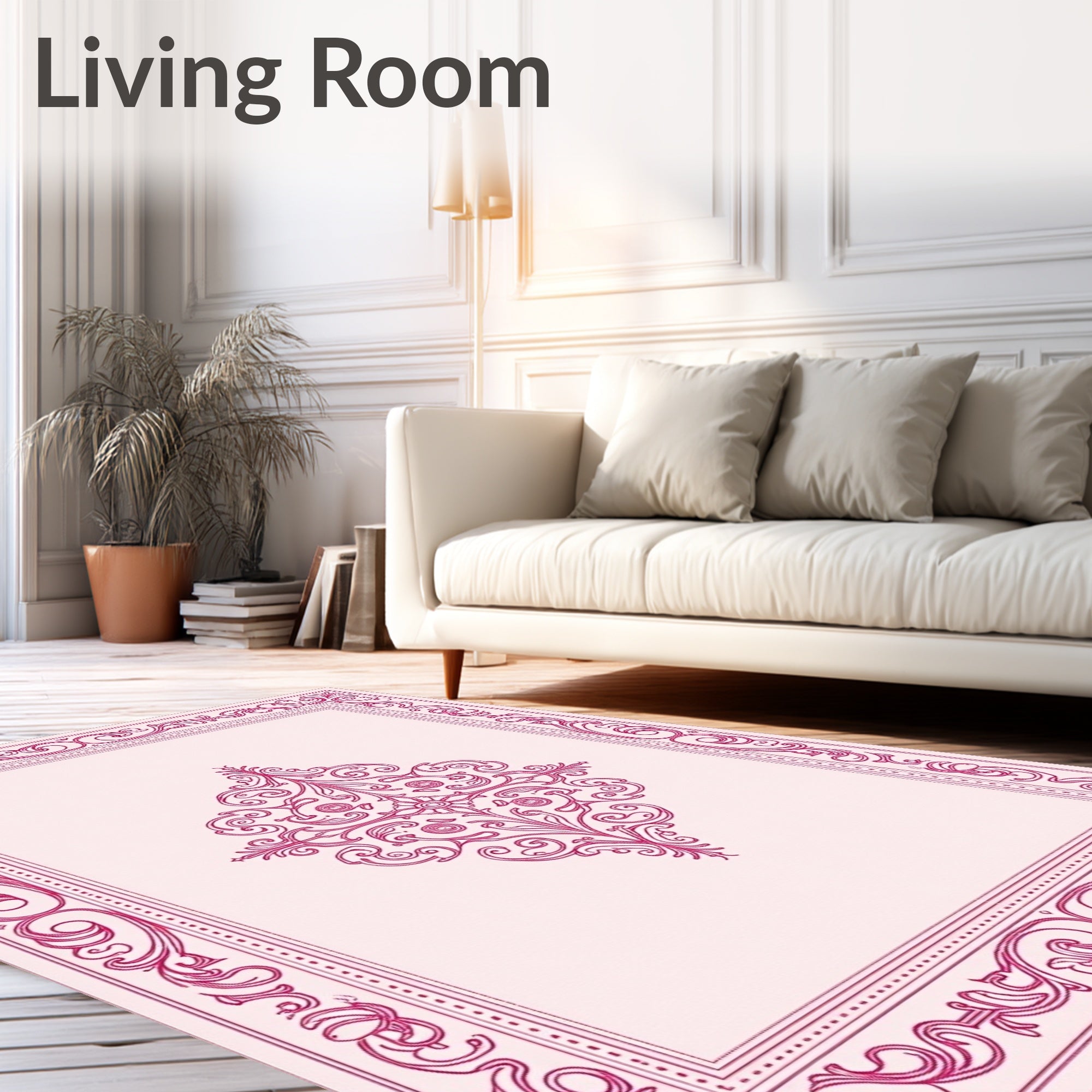 Whimsical Baroque Paisley Ethereal Dreamy Luxe Timeless (Ivory) - ODIKA