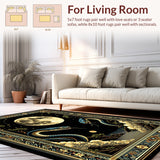 Artistic Monochrome Snake Illustration(Black)