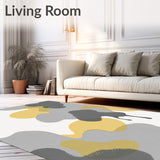 Abstract Brushstroke Watercolor Splatter Modern Canvas Artistry(White)