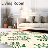 Botanical Vine Scrollwork with Flourishing Ornate Detailing (Ivory)