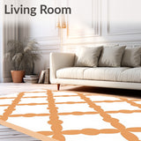 Dreamy Cloud Lattice Non Slip Stylish Enhancement(Orange)