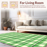 Chic Sage Green Geometric Design(Green)