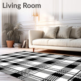 Elegant Tartan Lattice Highland Stylish Sophisticated (Black)