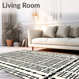 Elegant Striped Farmhouse Decorative Tapestry(Black)