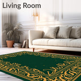 Celestial Forest Constellation Area with Starlight Branch Motifs(Green)