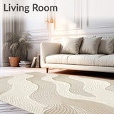 Contour Comfort Beige Textured Bathroom(Beige)