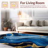 Sophisticated Gold Accented Design(Blue)