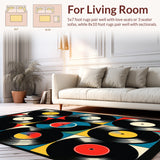 Retro Artistic Vinyl Record Design(Black)